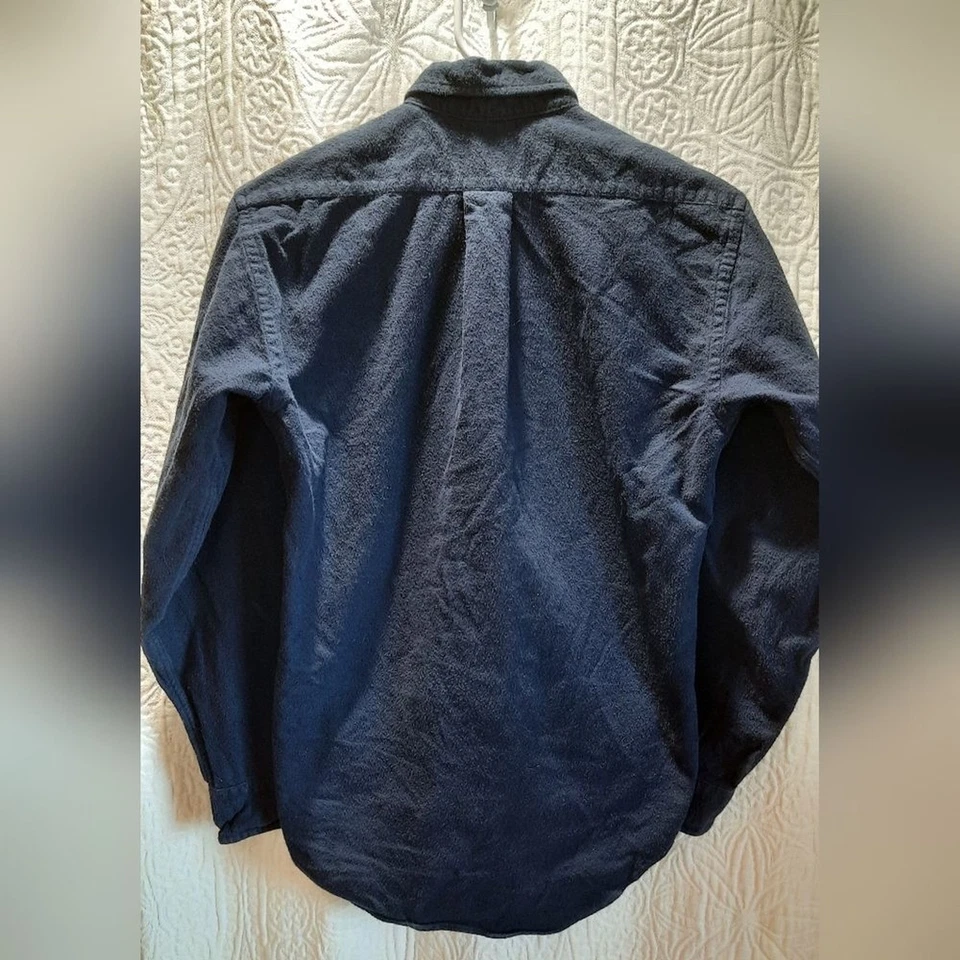 Polo Ralph Lauren Shirt Boys 16 Blue Flannel Preppy Classic Casual Travel - Image 4 of 4