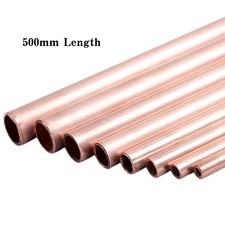 Copper Tube Pipe Tubing hollow Round OD 32 35 38 40 42 45 50mm x 500mm Length