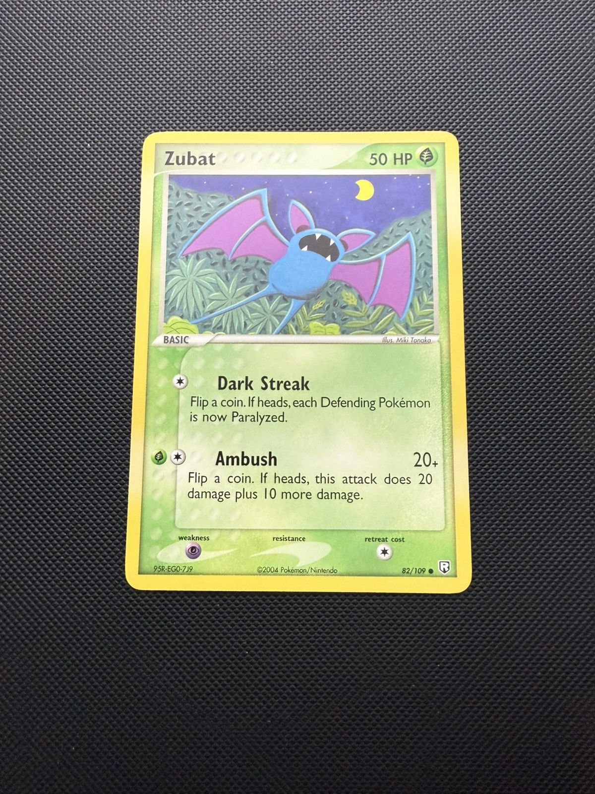 Pokemon Tcg Zubat #82 Pokemon Team Rocket Returns NM