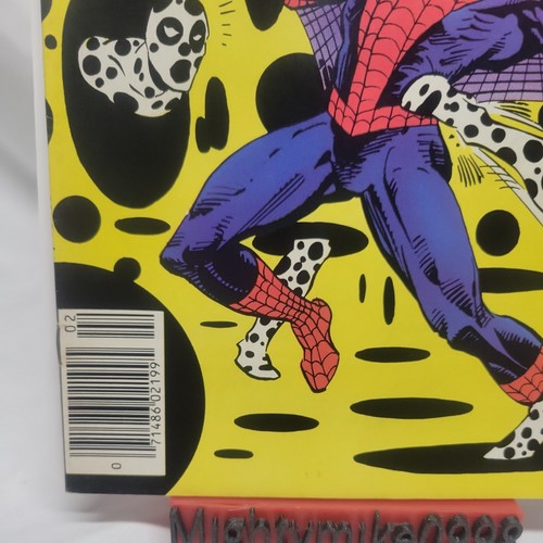 Spectacular Spiderman #99 NEWSSTAND Marvel 1985 1st Cover App Spot VF - Bild 4 von 12