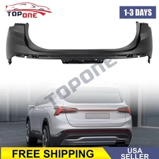 Primed Rear Bumper Cover For 2021 2022 2023 Hyundai Santa Fe HY1114108