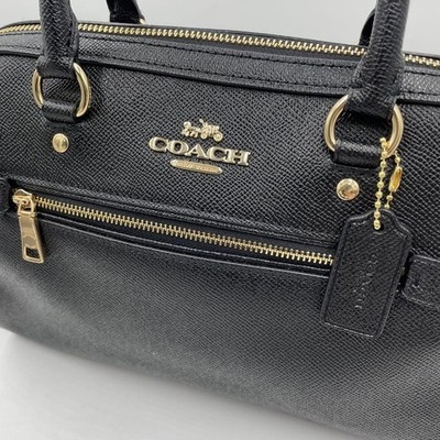 COACH★Rowan Satchel 2way ★F83607/ F79946 (追跡付き) Coach Rowan SMALL F79946 Emerald Green Leather Crossbody
