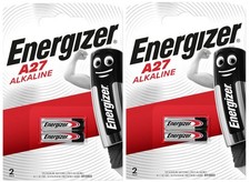 Pack of 4 Energizer A27 12 Volt Batteries – G27A MN27 GP27A