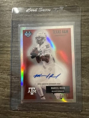 Marcel Reed 1955 Variation Auto #/99 - 2025 Bowman Chrome U Texas A&M