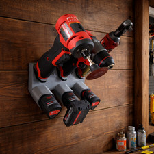 Fits Milwaukee M12 Triple Tool and Battery Wall Mount Holder 1 Organizer