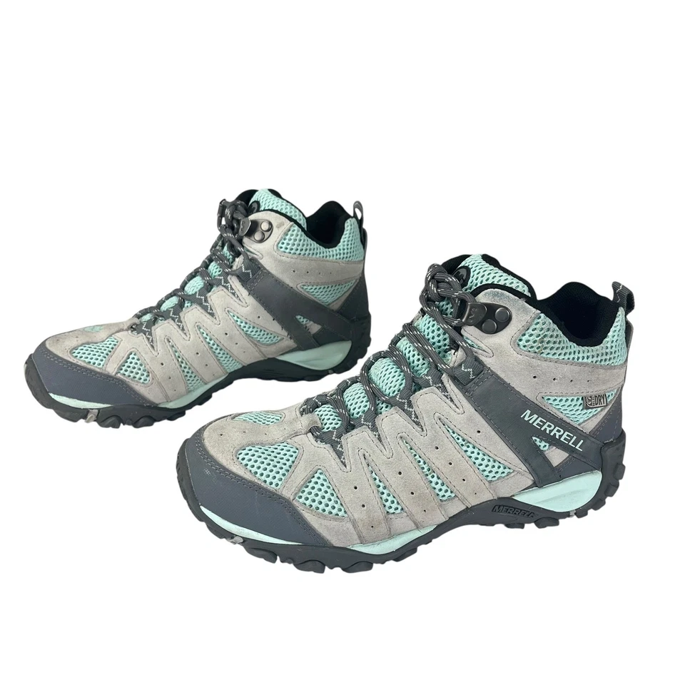 Merrell Accentor 2 Mid Ventilator J84906 Mujer 6 Botas de Senderismo Gris Verde Azulado Foto 3 de 4