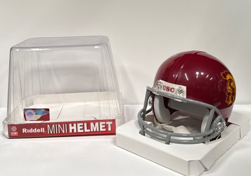 Ron Yary Signed USC Trojans Mini Helmet 'HOF 01' PSA AM90361 - Picture 4 of 4