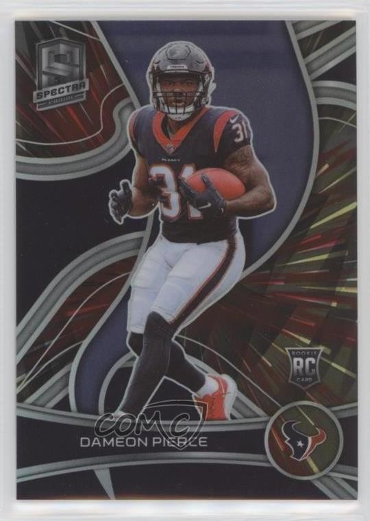 2022 Panini Spectra Rookies Hyper Prizm 8/75 Dameon Pierce #169 0us4