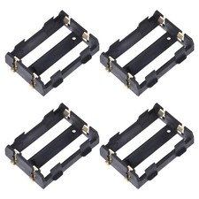 4Pcs Battery Case Storage Box 2 Slots x 3.7V Battery Holder for 2x26650 Battery