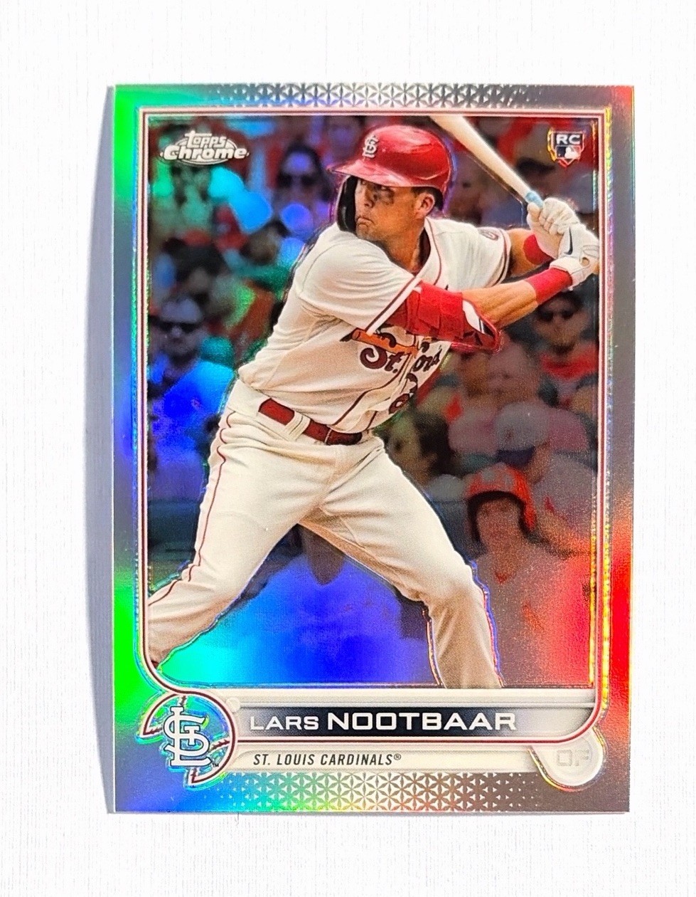 Lars Nootbaar ~ 2022 Topps Chrome ~ Rookie Refractor #19