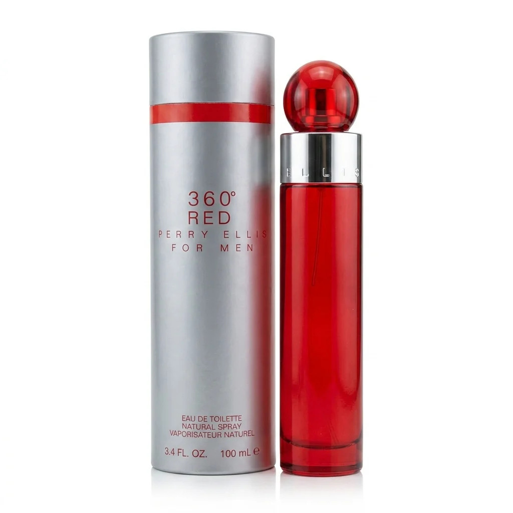 Perry Ellis 360 Red Men 3.4 oz Eau de Toilette Spray Cologne EDT Spicy NEW