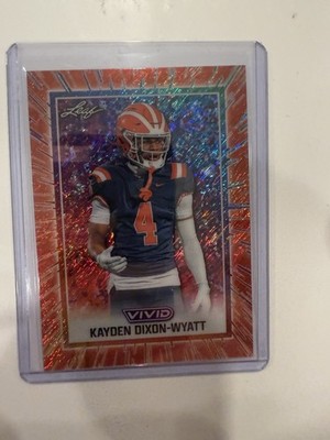 2025 Leaf Vivid Kayden Dixon-Wyatt Red 1/1 USC