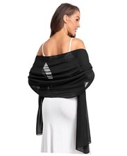 Soft Chiffon Scarfs Shawls and Wraps for Evening Dresses Wedding Shawl Wraps