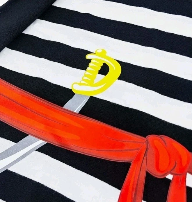 Disfraz de pirata para niños pequeños 4T - 4 piezas con parche para ojos Halloween tiempo de juego ¡NUEVO! Foto 3 de 4