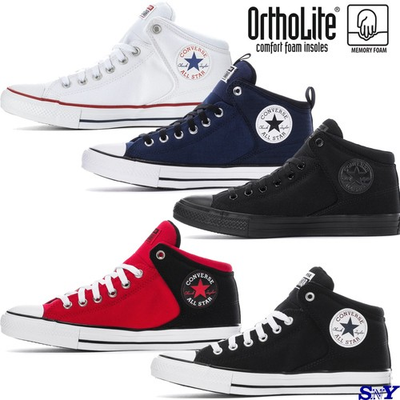 #ad CONVERSE Men#x27;s Chuck Taylor All Star High Street Canvas Mid Top Shoes $99.99