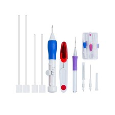 DIY Embroidery Pen Punch Needle Kit with Comfortable Handle for Thread Embroi...