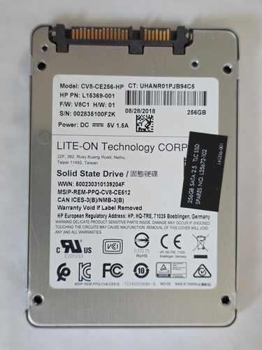 256GB Lite-On CV8-CE256-HP - 2,5" SATA III SSD