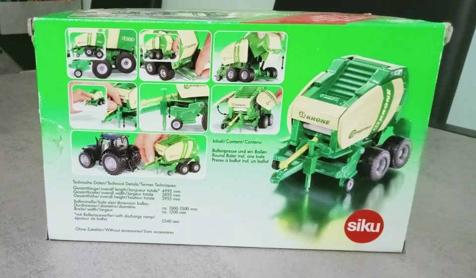 Siku 1:32 - 2460 - Rotopressa KRONE Comprima V 150 XC - Immagine 2 di 2