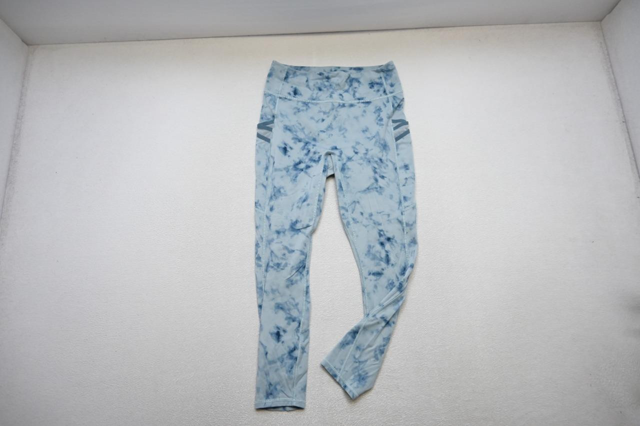 Fabletics Motion365 Mid-Rise Blue Yoga Leggings for Women Size Large-image