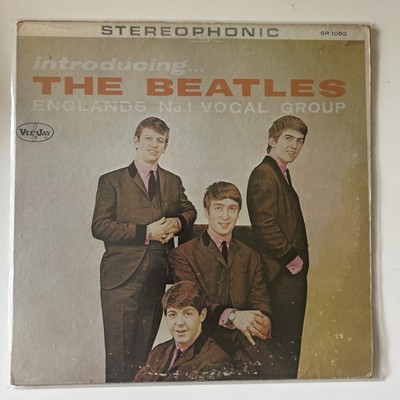 The Beatles Introducing The Beatles  Vinyl Veejay Records SR1062 EXVG+