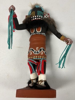 A New Hopi Kachina Rare Ogre 13 Inches Signed Largo Native American Indian