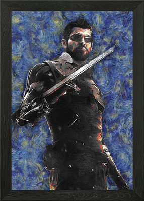 Deus Ex gerahmtes Wandbild Poster Leinwanddruck Bild
