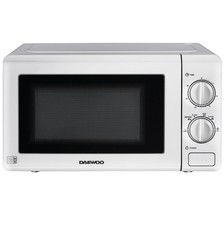 Image of DAEWOO 20 LITRE 800W DIAL CONTROL MICROWAVE IN WHITE SDA2075GE