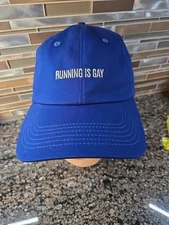 'Running Is Gay' Blue Hat By Great Day