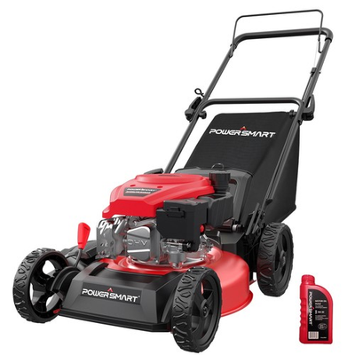 #ad PowerSmart DB8617P 3 in 1 Gas Push Lawn Mower 17 inch 144cc Engine 6 Position $180.90