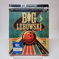 Big Lebowski 4K STEELBOOK (UHD Ultra HD + Blu-ray) Best Buy Exclusive RARE OOP