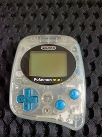Pokemon Mini Console Blue Nintendo w/ Pokemon Party Cartridge Japan Tested