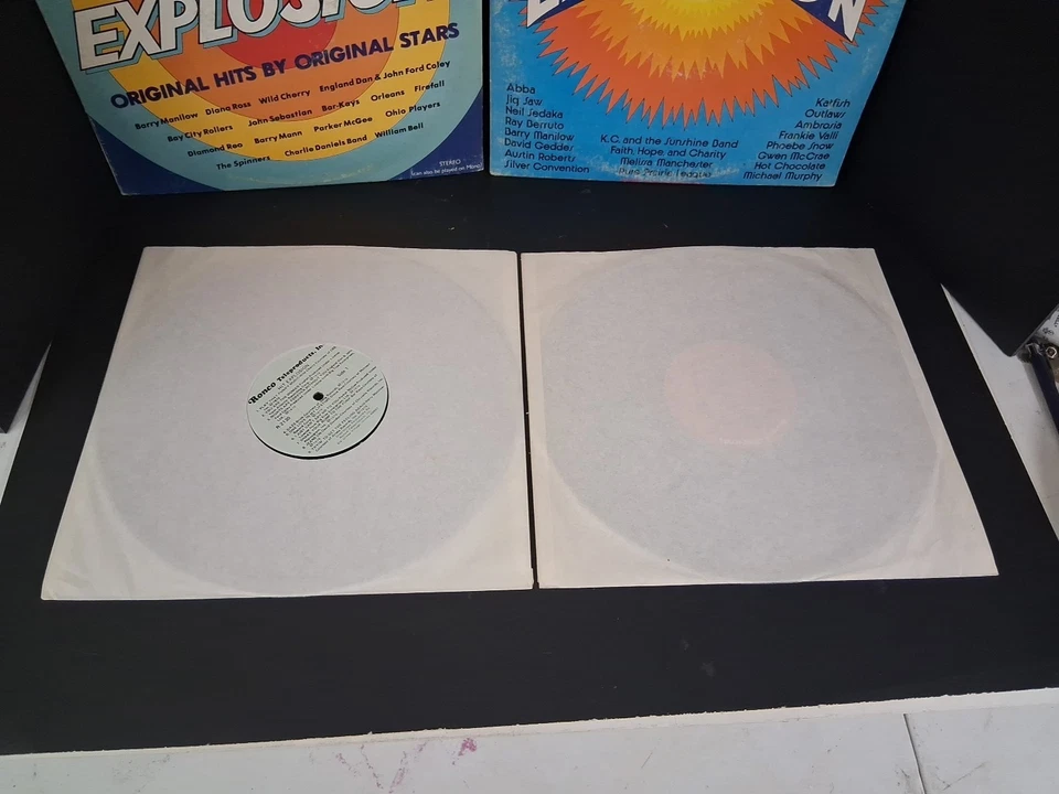 1976 Ronco Records Sound Explosion &1988 Hit Explosion By Original Artists Vinyl - Image 4 of 4