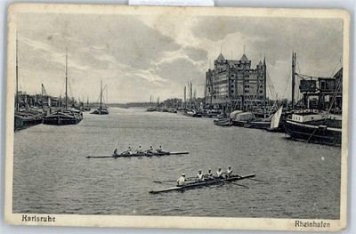 50778238 - 7500 Karlsruhe Rheinhafen, Ruderer Karlsruhe Stadtkreis