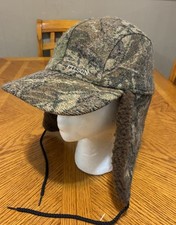 Filson Timber Camo Wool Mackinaw Trapper Hat Size Medium Made In USA!