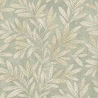Willow Trail Sage Vinyl Wallpaper Leaves Botanical Paste The Wall Grandeco