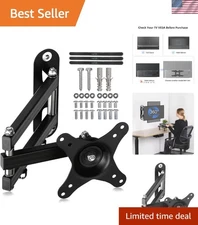 Full Motion TV Wall Mount for 15-32 inch TVs - Articulating & Adjustable Design