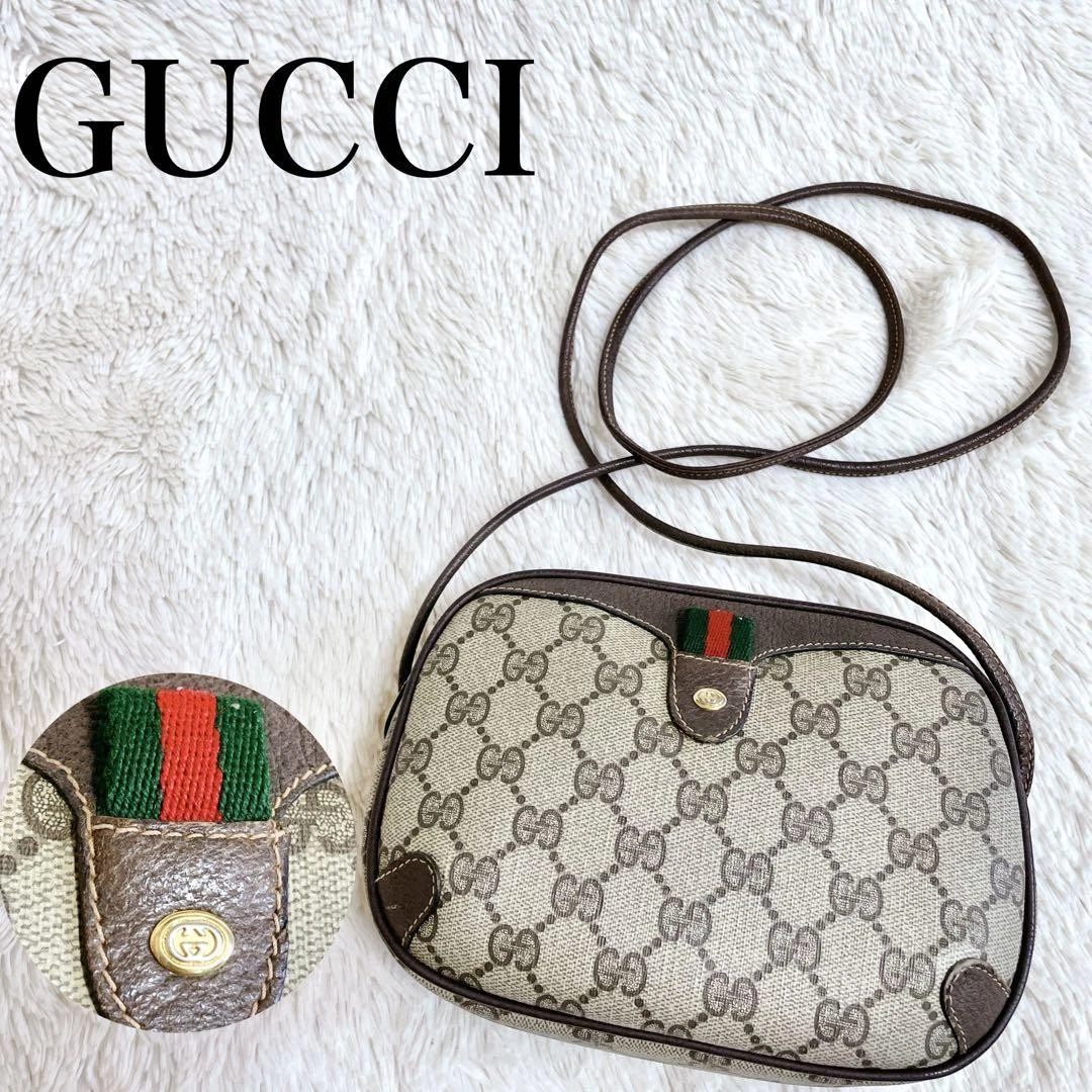 Ancien mini sac à bandoulière Gucci GG Supreme Extreme Beauty ligne Sherry