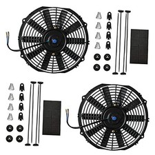 Electric Radiator Cooling Fan, 1" Universal High Performance 2Pcs-12 inch 2