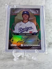2024 Triple Threads Yoshinobu Yamamoto Rookie Auto Green 1/50 1st number