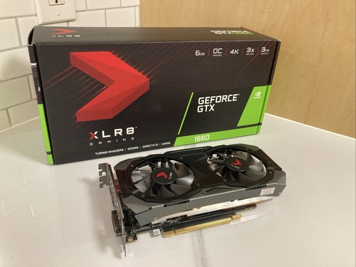 PNY GTX GeForce 1660 OC Edition 6GB GDDR5 - DUAL FAN DESKTOP GPU - Picture 1 of 14