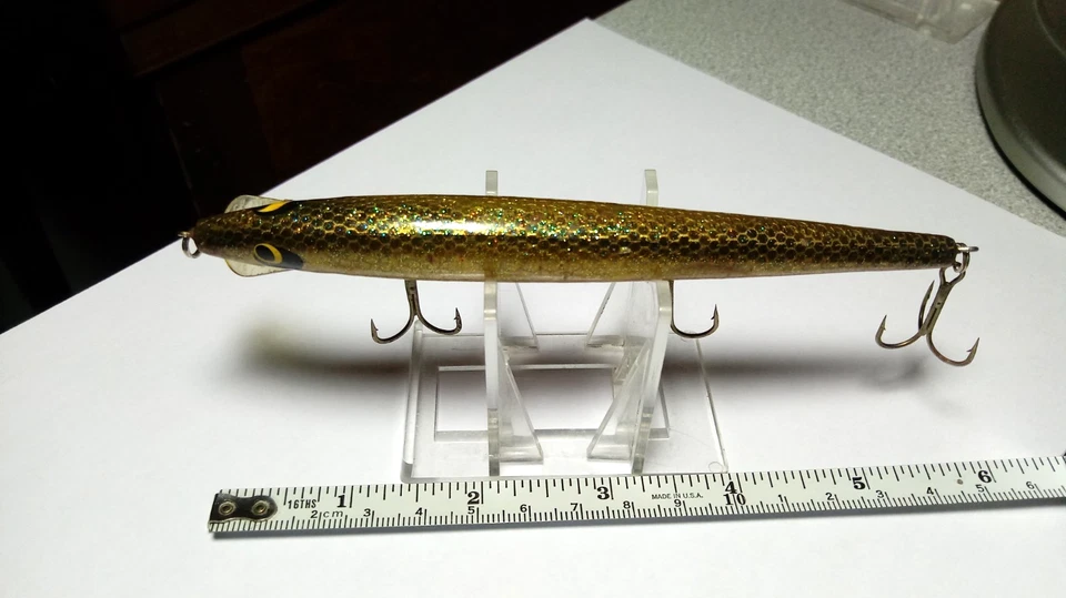 SMITHWICK «ПОДВЕШИВАНИЕ ROGUE, 5/8 УНЦИЙ, 5 1/2», ЗОЛОТО, ОРАНЖЕВЫЙ ЖИВОТ, БЛЕСК ВО ВСЕМ - Изображение 4 из 4