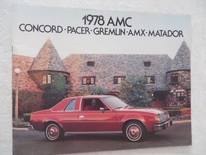 ORIGINAL 1978 AMC FULL LINE 35 PAGE SALES BROCHURES