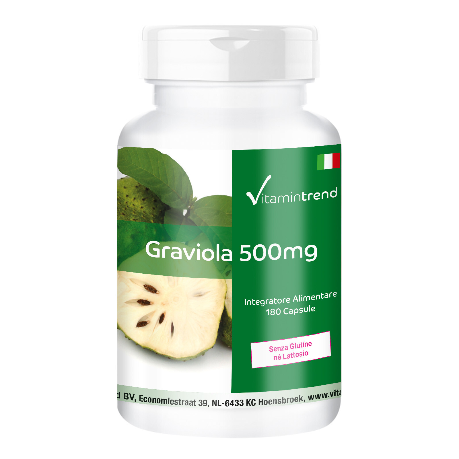 Graviola 500 mg - 180 capsule - vegan | Vitamintrend