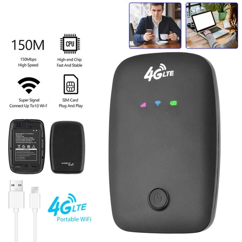 Wireless Unlocked 4G LTE Wifi Router Mobile Breitband Portable Modem Hotspot