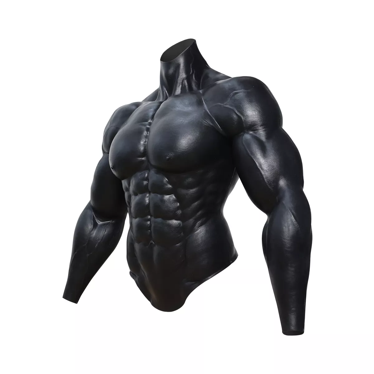 SMITIZEN Silicone Black Upgraded Muscle Suit + Realistic Muscle Pant Fake  Abs