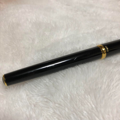 Vintage PLATINUM Fountain Pen Nib 14K EF Black Collector EX