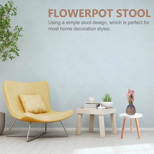 Flower Stand Indoor Small Stools for Decor Plants High Decorative - Picture 5 of 12
