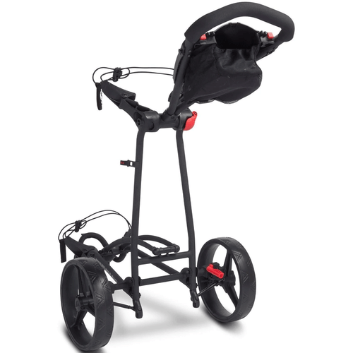 BIG MAX AUTOFOLD FF 3 WHEEL GOLF TROLLEY PUSH CART / BLACK / 2025 MODEL - Picture 5 of 13
