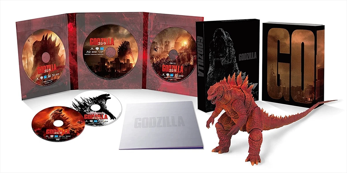 TOHO Godzilla 2014 Blu-ray 5 Disc w/ S.H.MonsterArts GODZILLA