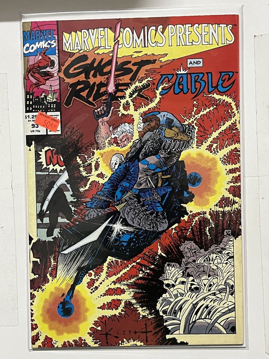 Marvel Comics Presents #93 Wolverine Ghost Rider Cable 1992 Marvel Comics Presents #93 Wolverine Ghost Rider Cable 1992
